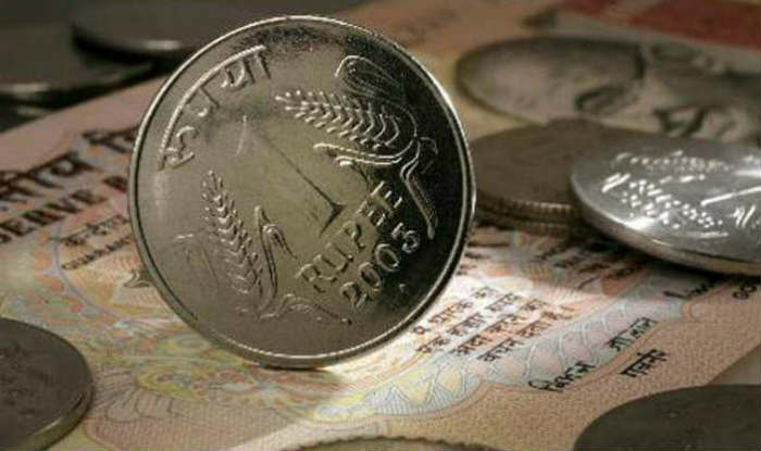 Rupee up by 12 paise against the US dollar
